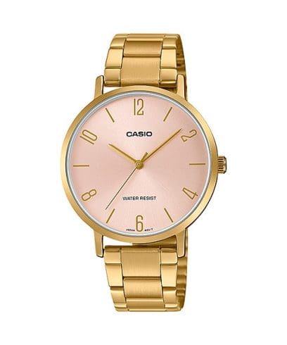 CASIO LTP-VT01G-4B Watch Gold #1