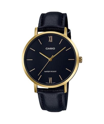 CASIO LTP-VT01GL-1B Watch Gold #1