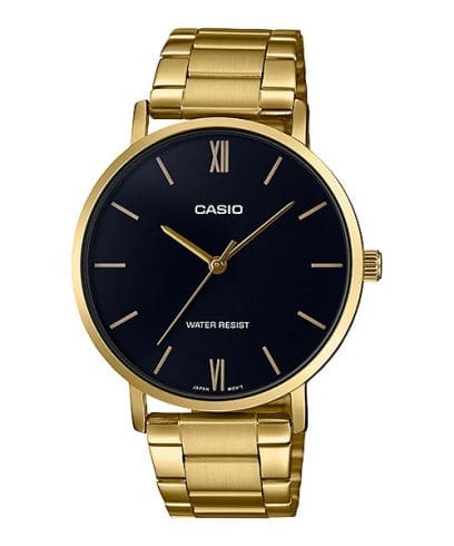 CASIO MTP-VT01G-1B watch Gold #1