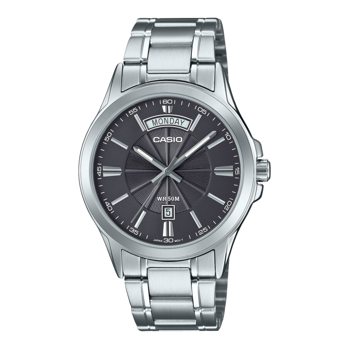 CASIO MTP-1381D-8AV Watch Silver #1