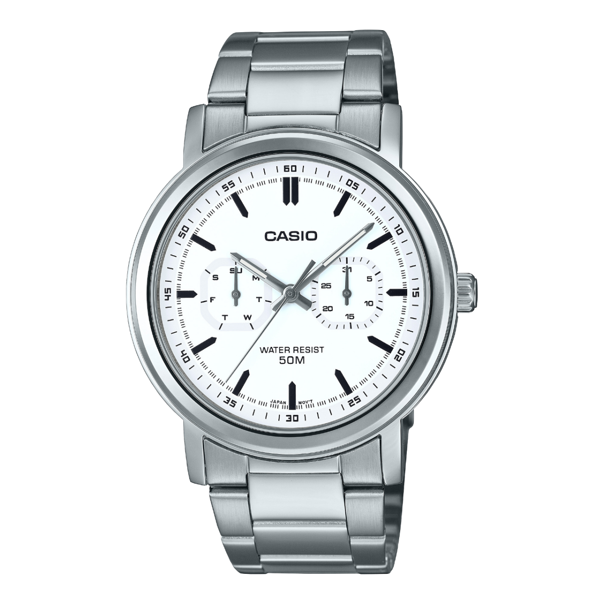 CASIO MTP-E335D-7EV Watch Silver #1