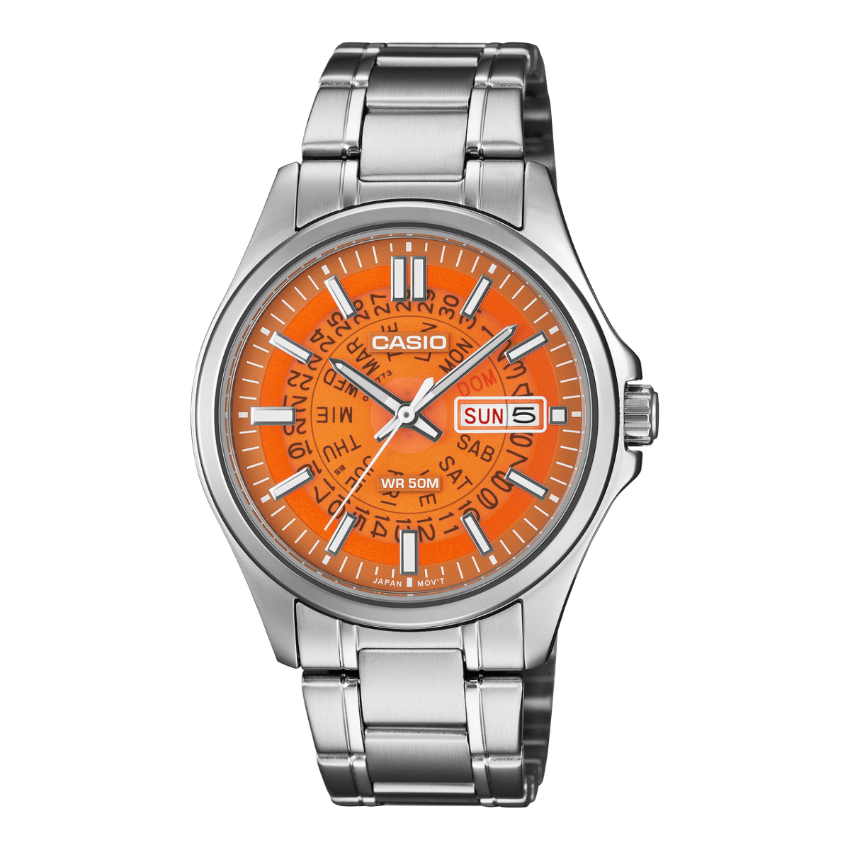 CASIO MTP-E740-4AV Watch Silver #1