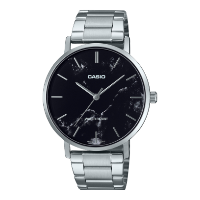 CASIO MTP-VT01DM-1A Watch Silver #1