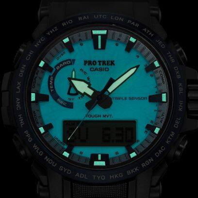 PRW-61D-2 Full-screen phosphorescent blue dial  #5