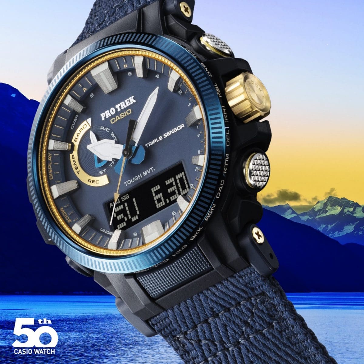 PRO TREK PRW-61SS-2 watch Blue, Light blue #2