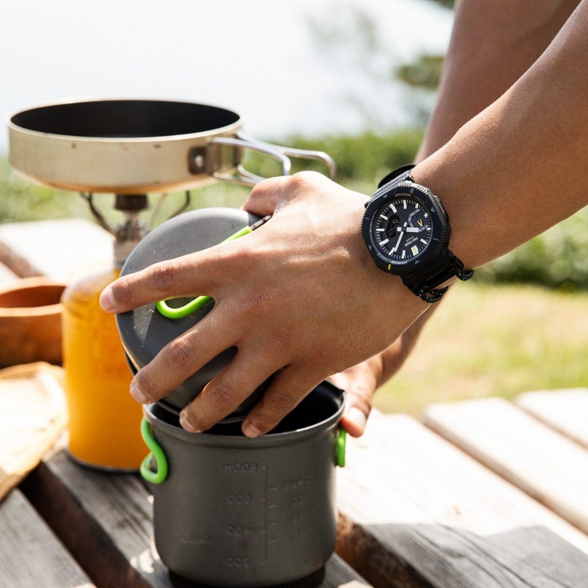 PRO TREK PRJ-B001B-1 watch Black #2