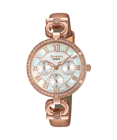 SHEEN SHE-3067PGL-7B watch Pink gold #1