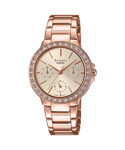 SHEEN SHE-3069PG-9A Watch Pink gold #1