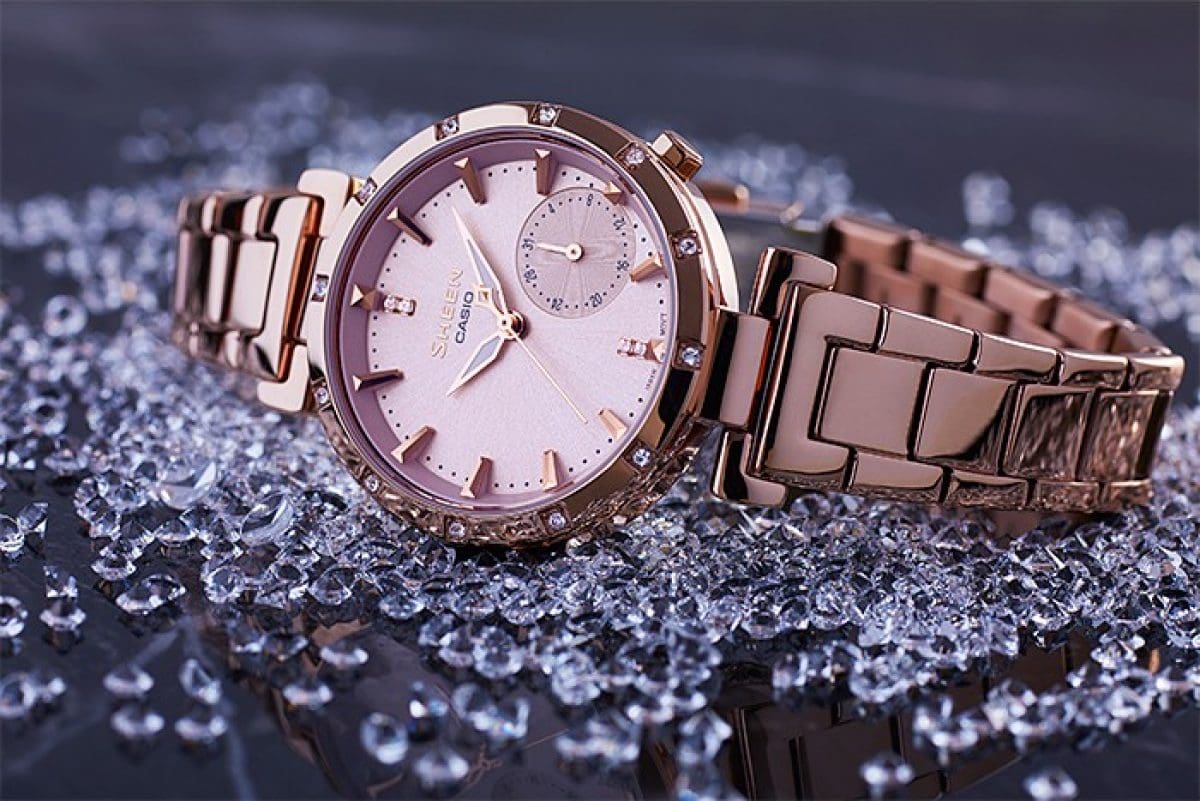 SHEEN SHE-4051PG-4A Watch Pink gold #2