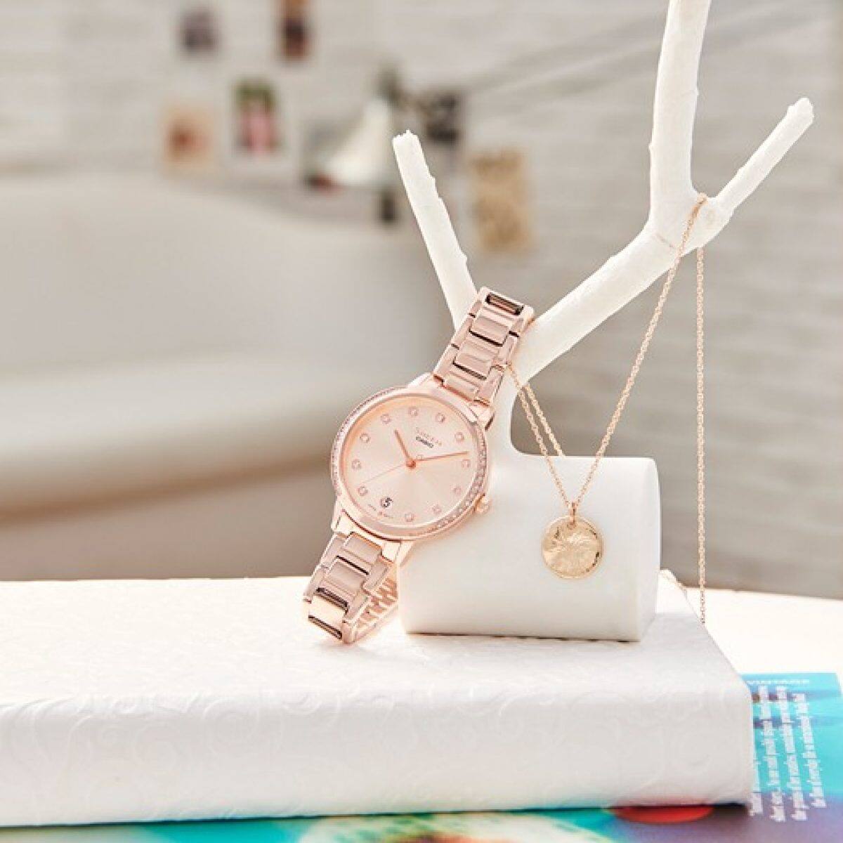 SHEEN SHE-4056PG-4A Watch Pink gold #2