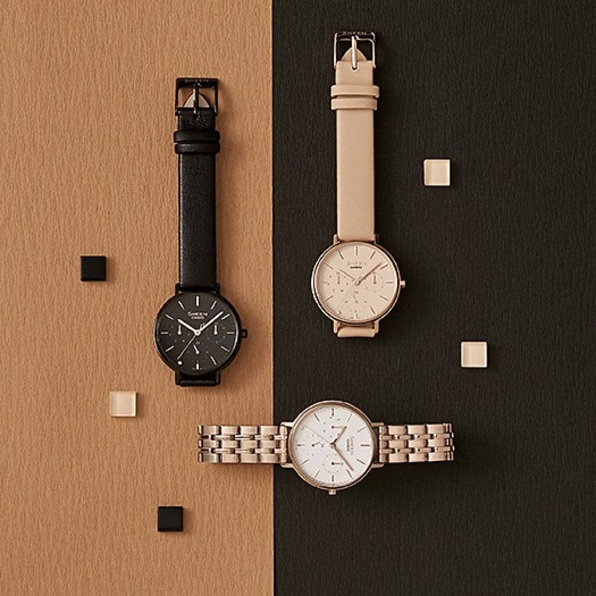 SHEEN SHE-4541CG-7A Watch Gold #3