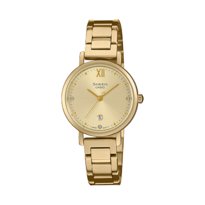 SHEEN SHE-4540G-9A Watch Gold #1