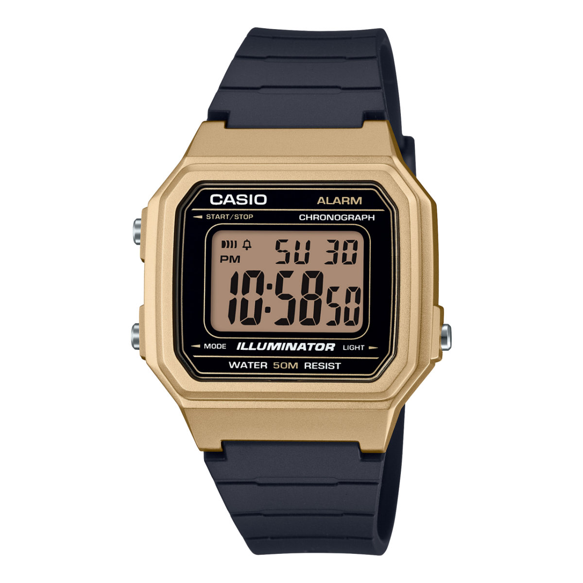 CASIO W-217HM-9AV Watch Gold #1