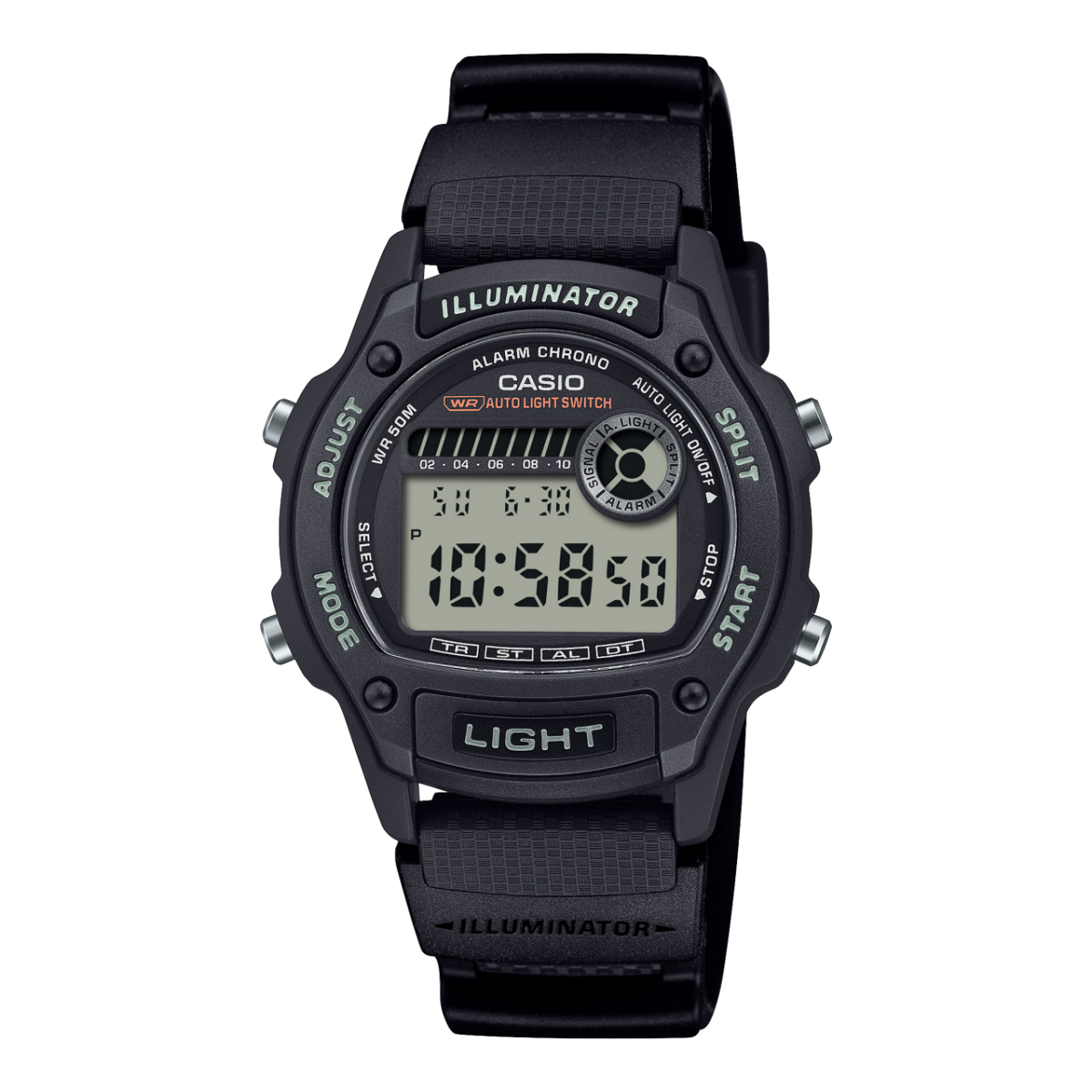CASIO W-220H-1AV Watch Black #1