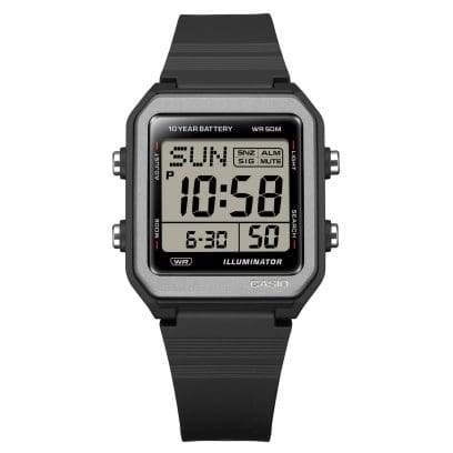 CASIO W-221H-1AV Watch Black #4