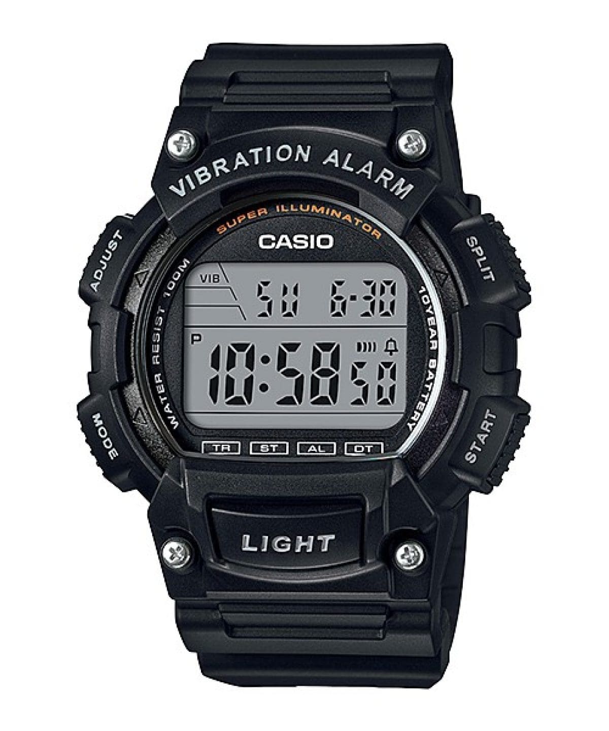 CASIO W-736H-1AV Watch Black #1