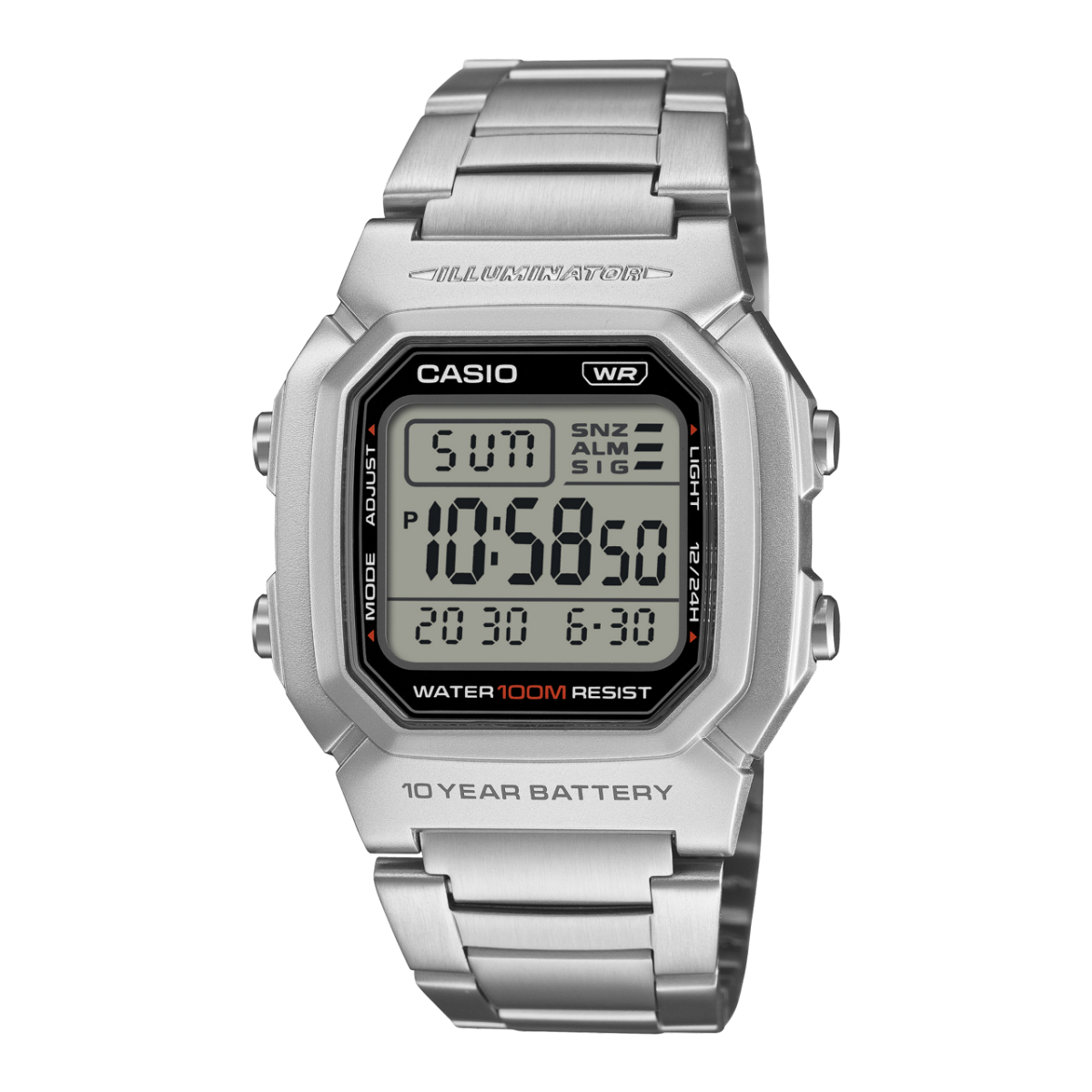 CASIO W-800HD-1AV Watch Silver #1