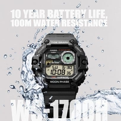 CASIO WS-1700H-1AV watch Black #2