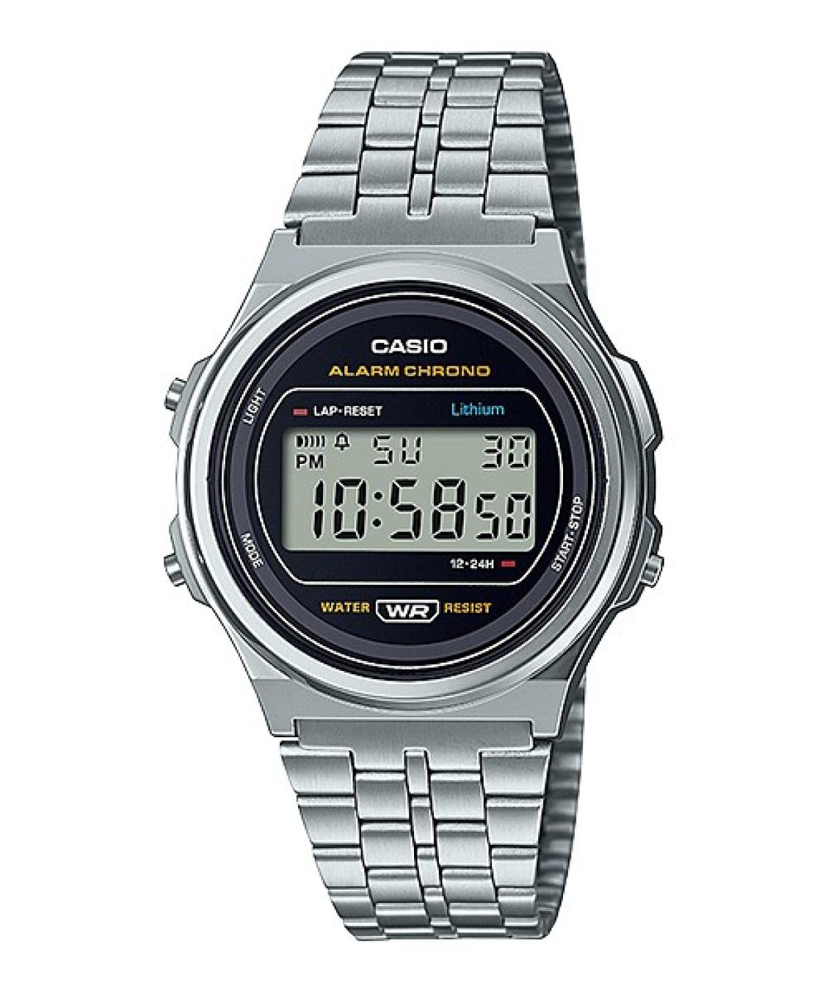 Reloj CASIO DIGITAL REDONDO GRIS VINTAGE