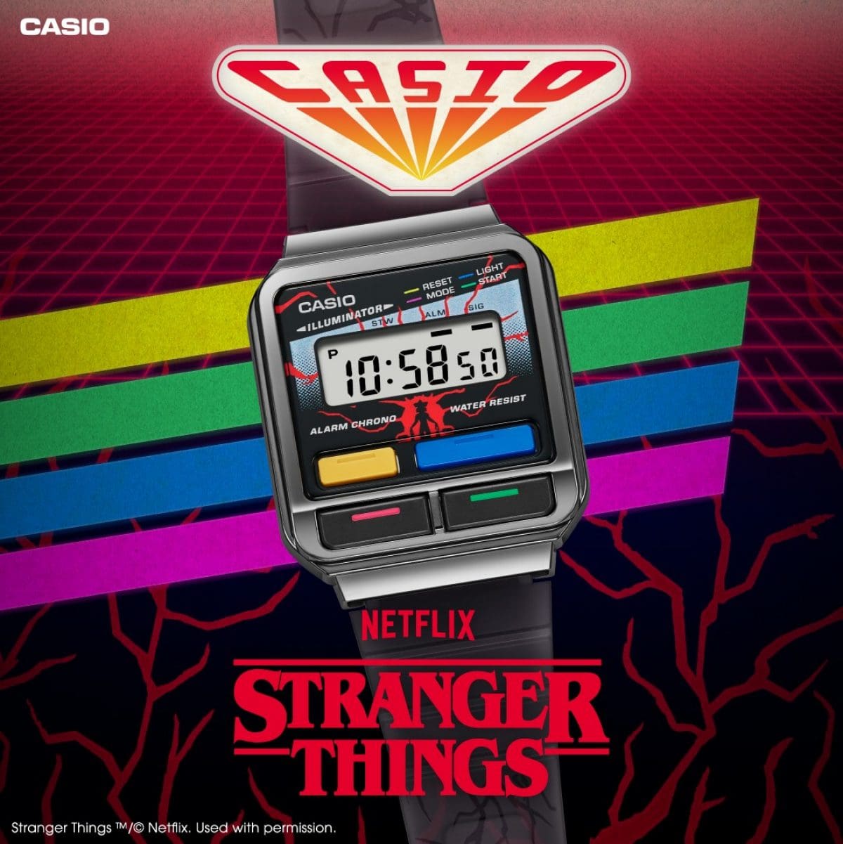 Reloj Casio Vintage  Stranger Things A120WEST-1A