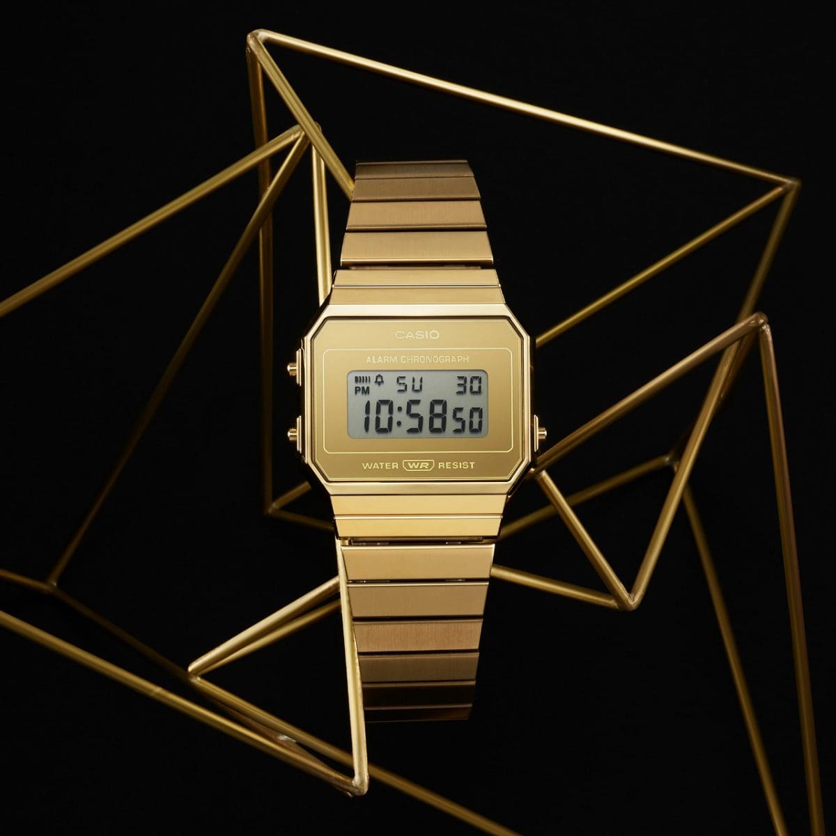 Reloj CASIO A700 Minimal essential Vintage A700WEV-7A dorado