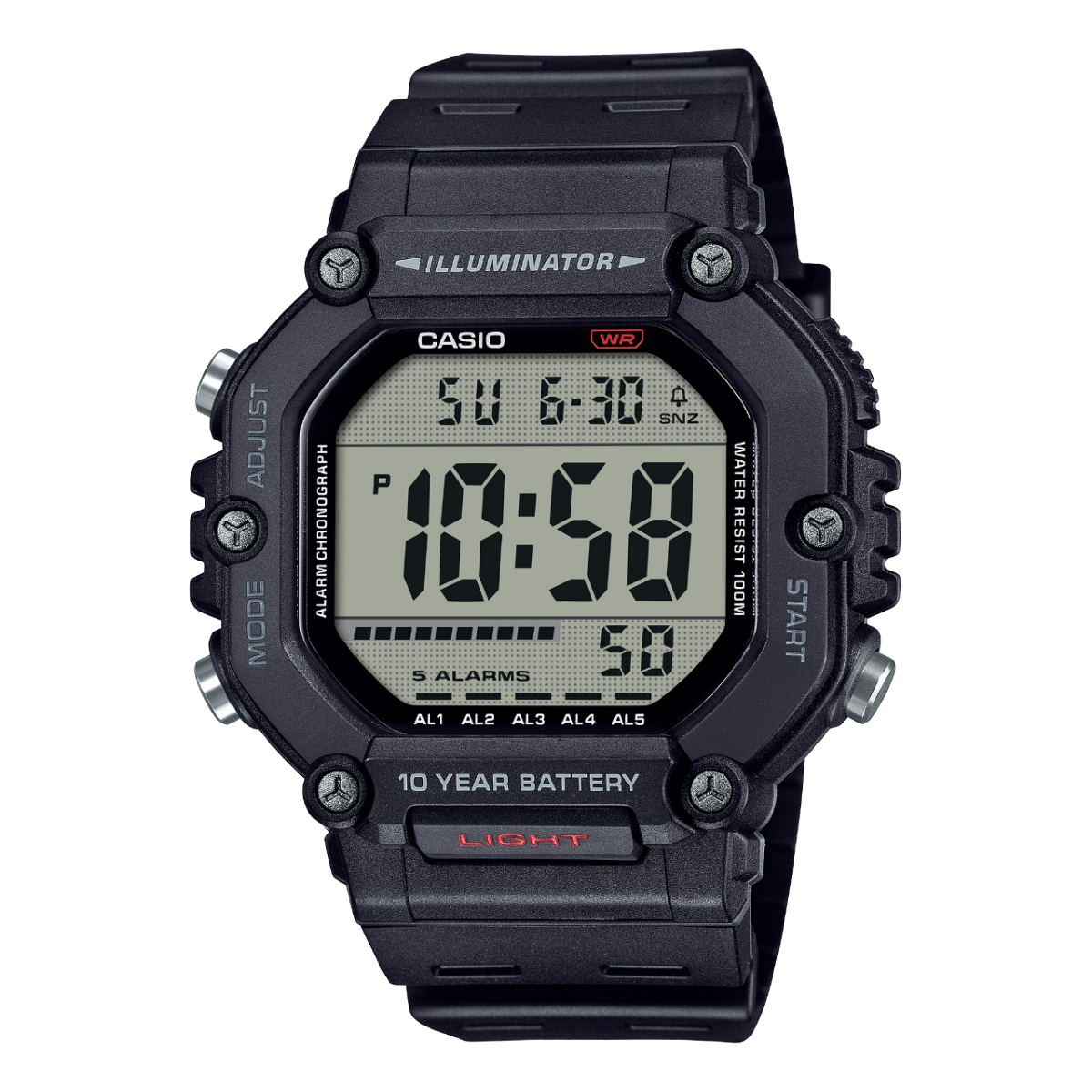 Reloj CASIO AE-1600-1AVCF negro