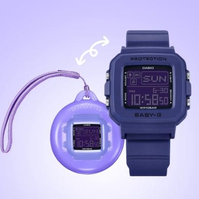 BGD-10K-2 Reloj bidireccional y estilo de colgante para combinar con cualquier estado de ánimo o moda
