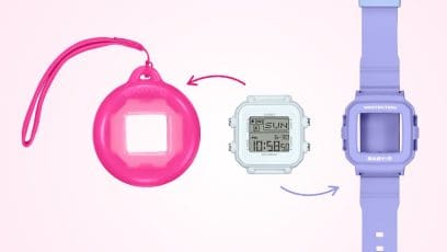 BGD-10K-6 Reloj bidireccional y estilo de colgante para combinar con cualquier estado de ánimo o moda
