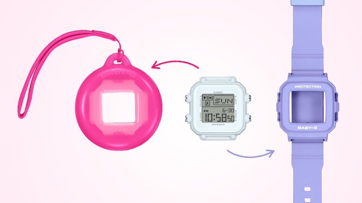 BGD-10K-6 Reloj bidireccional y estilo de colgante para combinar con cualquier estado de ánimo o moda