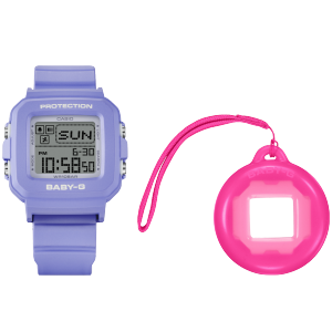 Reloj CASIO G-SHOCK MEO BABY-G+PLUS azul con rosa BGD-10K-6