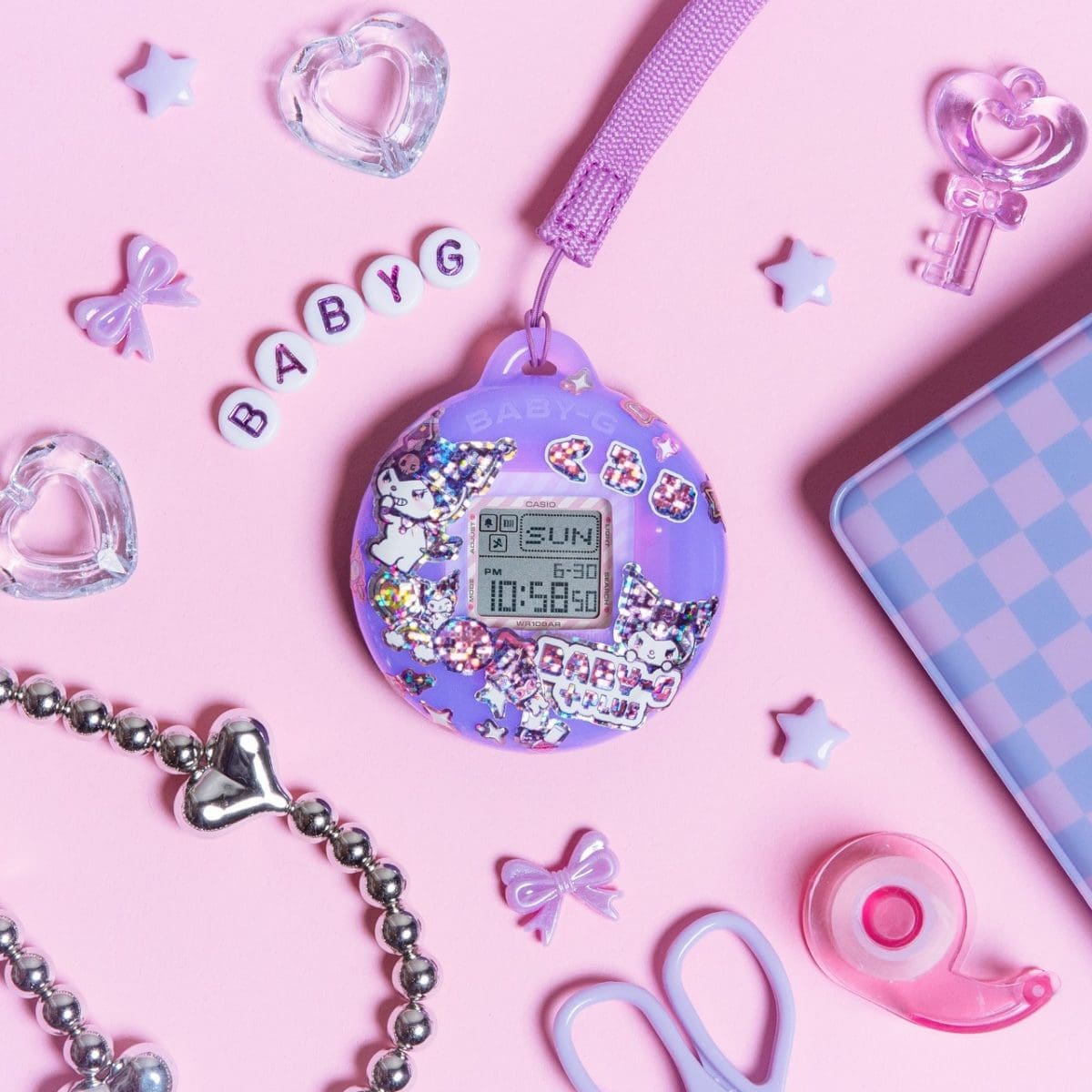 Reloj G-SHOCK CASIO KUROMI BGD-10KKM-1  set desmontable