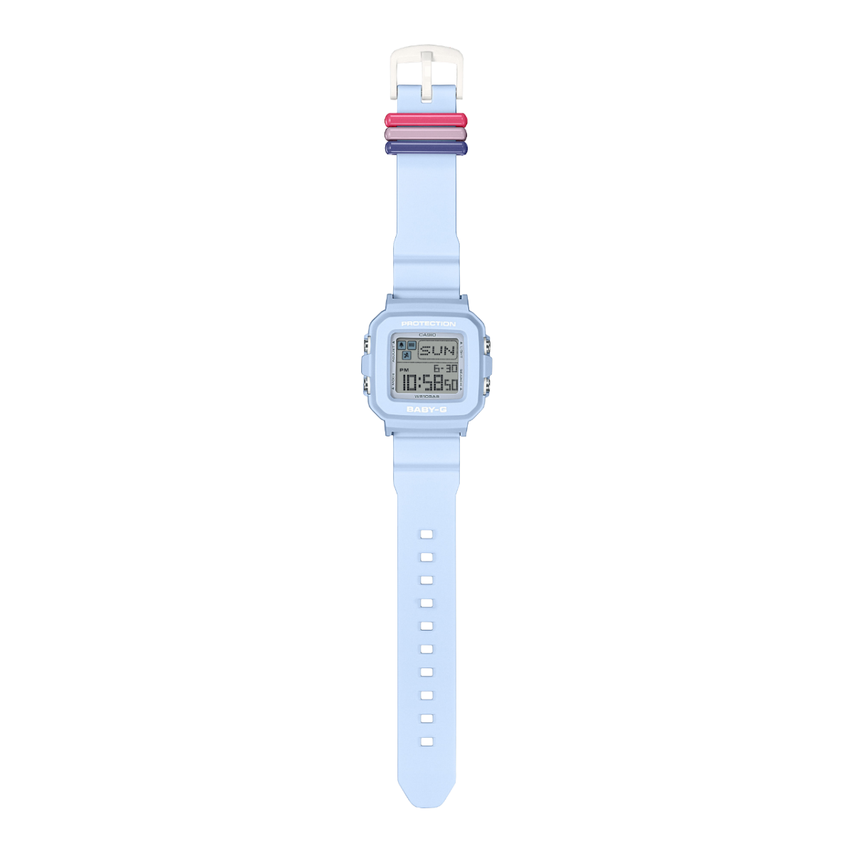 Detalle del Reloj CASIO G-Shock Colourfull Loop BGD-10L-2 azul 