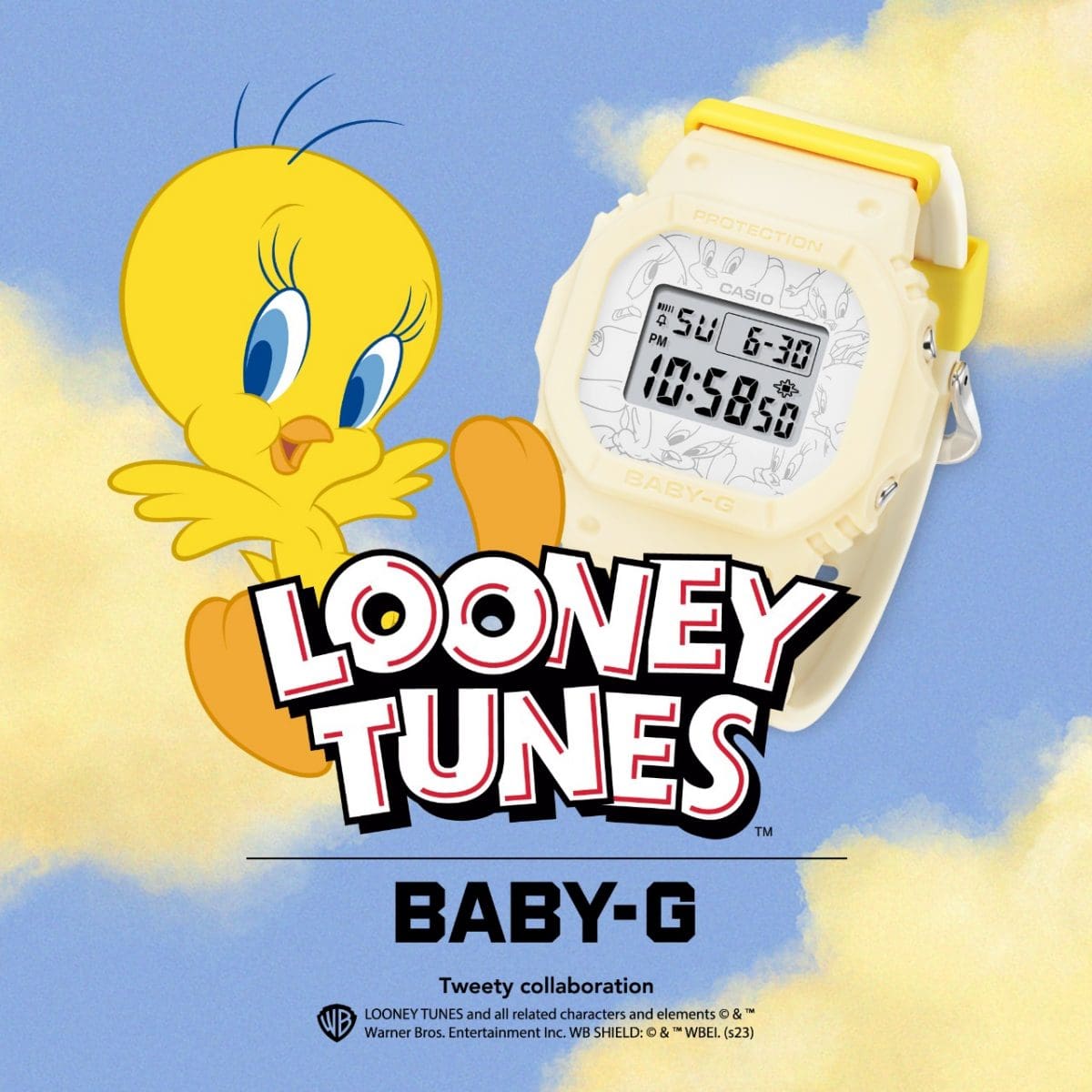 Reloj Casio G-Shock Tweety Piolin BGD-565TW-5CR