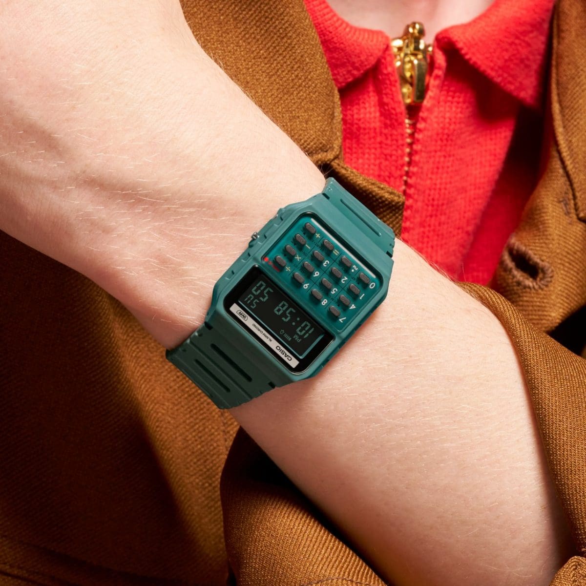 Reloj CASIO Heritage Color CA-53WB-3BCF verde casual
