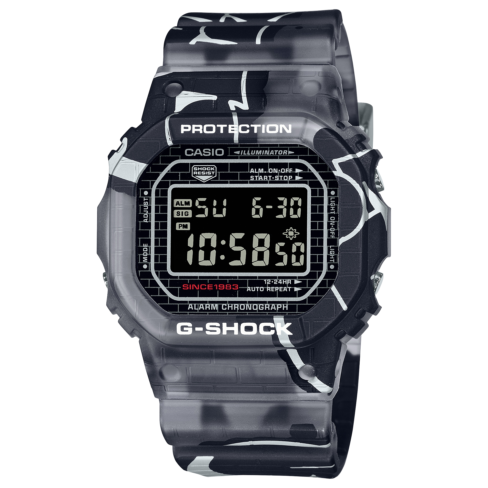 CASIO G-SHOCK DW-5000SS-1JR 本体 DW-5000SS-1 | G-SHOCK DIGITAL Transparente | CASIO