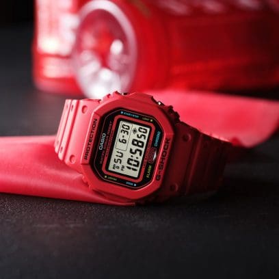 Reloj CASIO G-SHOCK ENERGY PACK DW-5600EP-4 rojo 