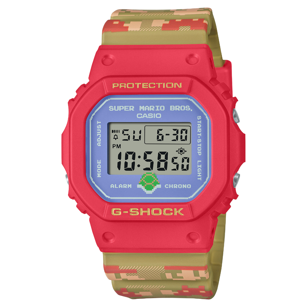 G-SHOCK×SUPER MARIO BROS. DW-5600SMB DW-5600SMB-4 | G-SHOCK DIGITAL Rojo | CASIO