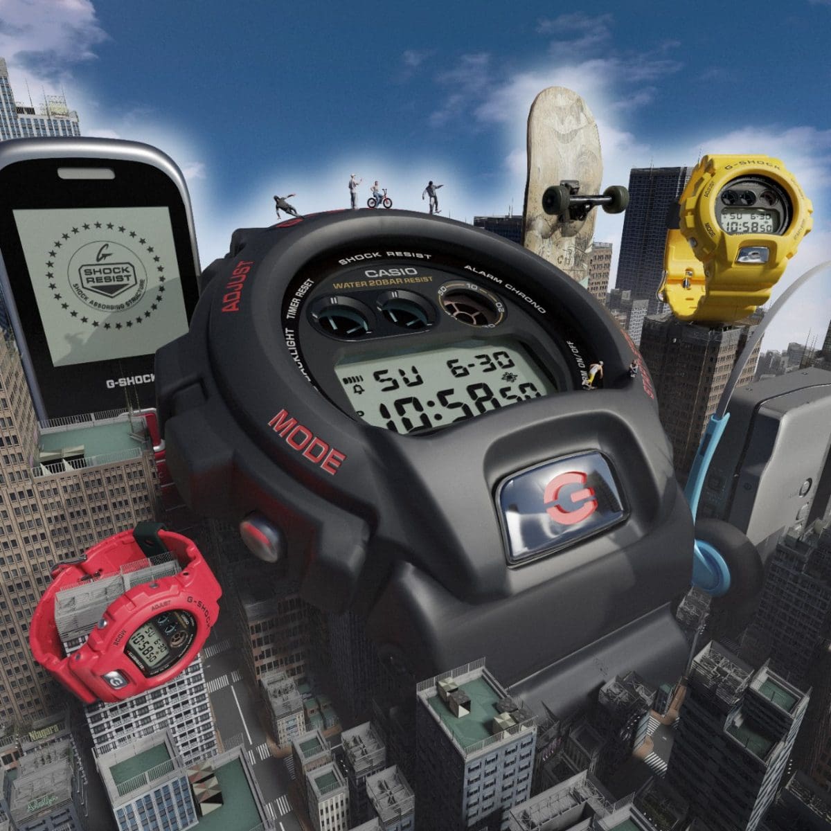 Colección de Reloj G-SHOCK CASIO 30th Anniversary DW-6900TR
