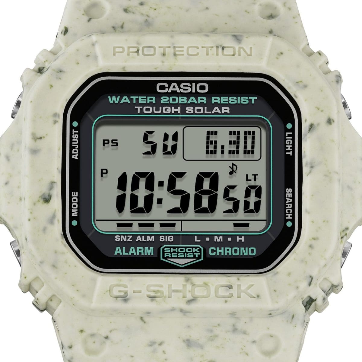 pantalla digital del Reloj G-SHOCK CASIO G-5600BG-5