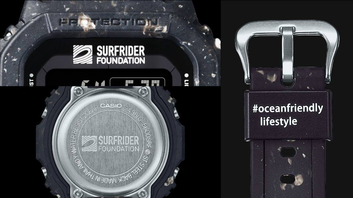 G-SHOCK×SURFRIDER FOUNDATION G-5600SRF Surfrider Foundation collaboration returns with solar G-Shock G