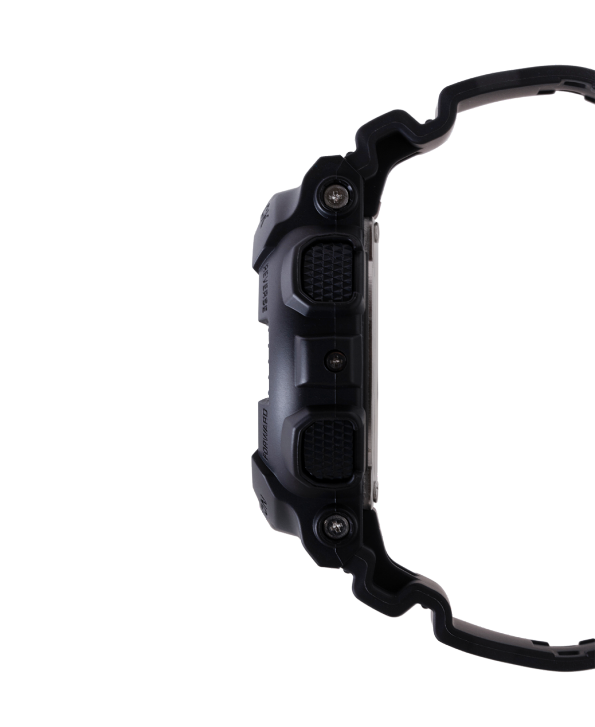 vista lateral del Reloj G-SHOCK CASIO The Flame Inside GA-100FL-1A azul