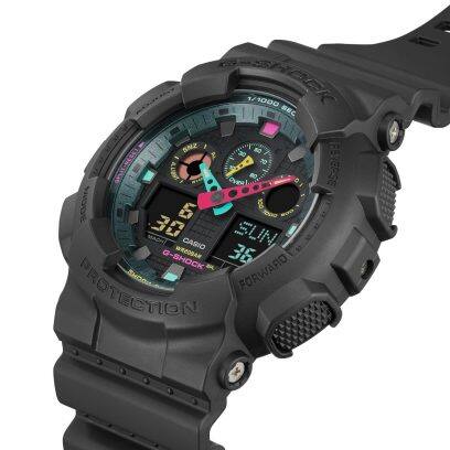Reloj CASIO G-SHOCK MULTI FLUORESCENT NEGRO GA-100MF-1A