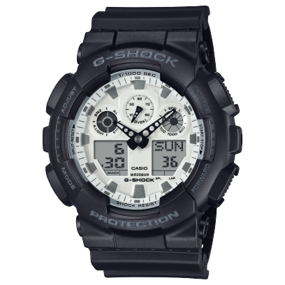 Reloj CASIO G-SHOCK Black & Brilliant White GA-100WD-1ACR