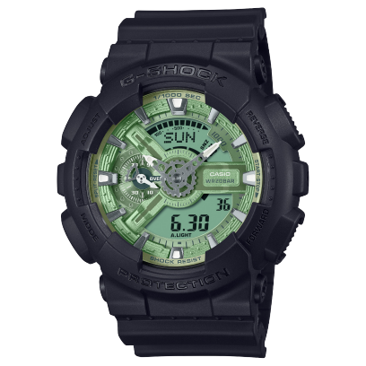 Reloj CASIO G-SHOCK Color Dial Verde GA-110CD-1A3