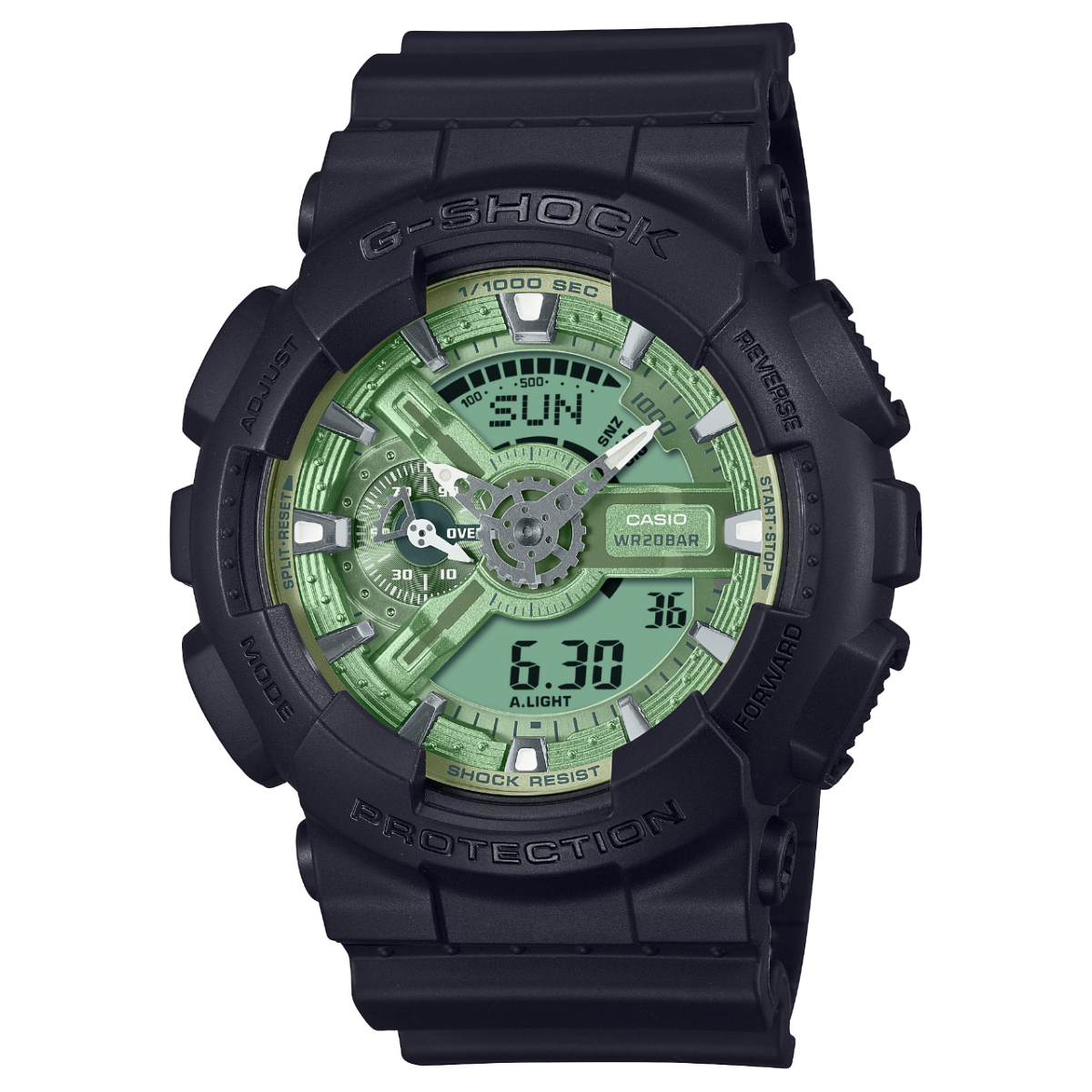 Reloj CASIO G-SHOCK Color Dial Verde GA-110CD-1A3