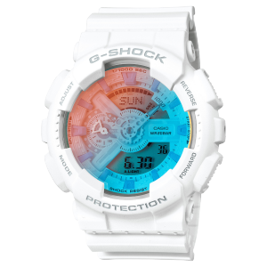 Reloj CASIO G-SHOCK Beach Time Lapse blanco GA-110TL-7A