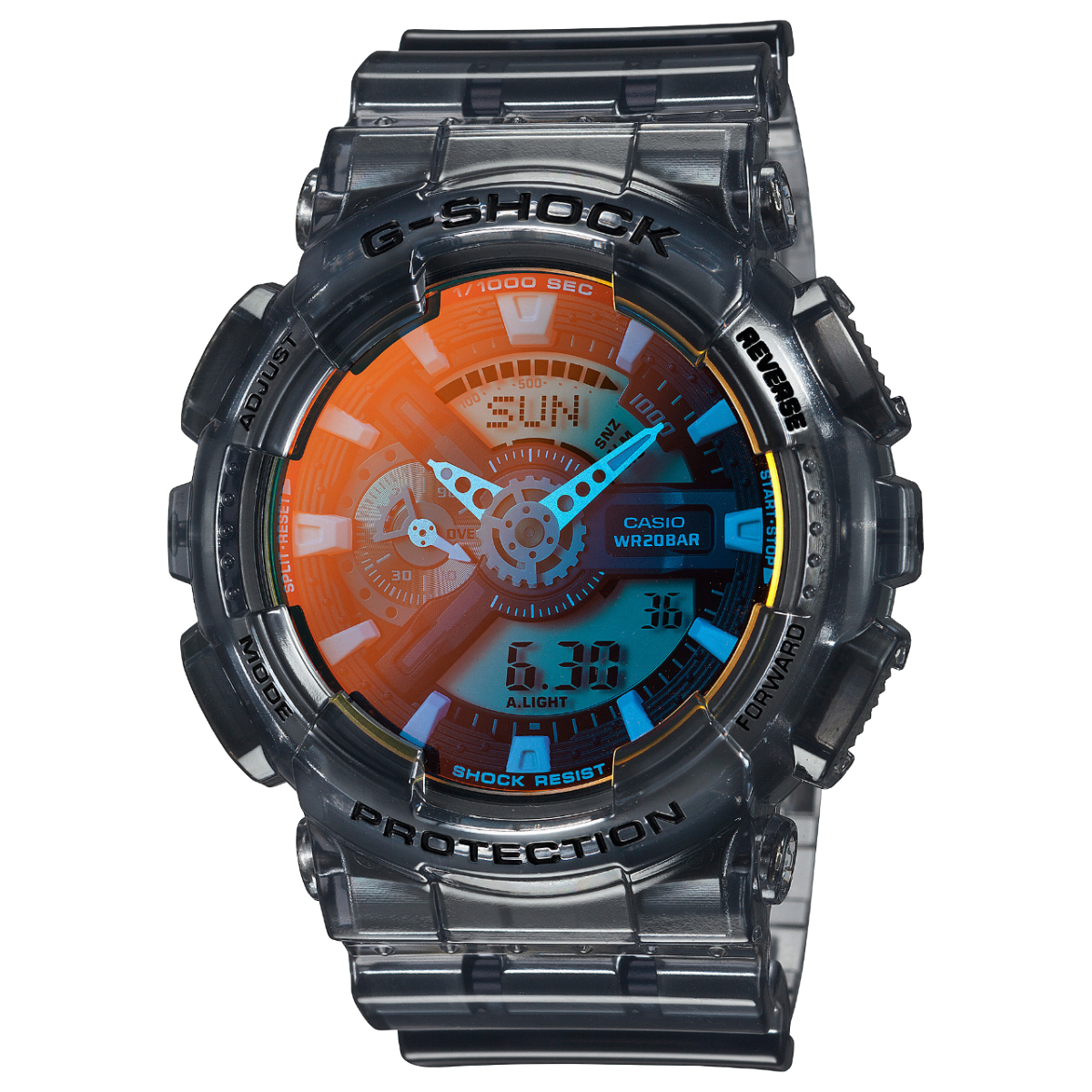 Reloj CASIO G-SHOCK Beach Time Lapse negro GA-110TLS-8A