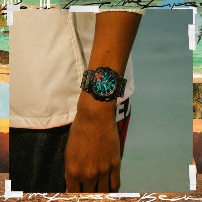 Reloj CASIO G-SHOCK Beach Time Lapse negro GA-110TLS-8A