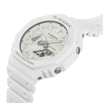 Reloj CASIO G-SHOCK One-Tone Gradation blanco GA-2100-7A7