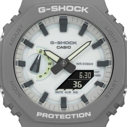Reloj G-SHOCK HIDDEN GROW  luminiscentes gris oscuro GA-2100HD-8A